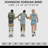 JOHNSON JORDAN BIRD Embroidery File 6 size
