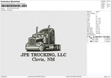 JPE TRUCKING Embroidery File 6 size