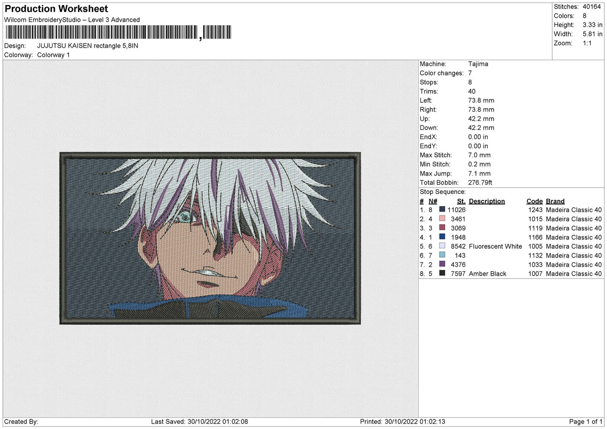JUJUTSU KAISEN Rectangle v2