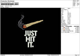 Smoke 1104 Embroidery File 6 sizes