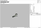 Jack's hand Embroidery File 6 sizes