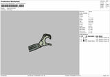 Jack's hand Embroidery File 6 sizes
