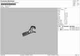 Jack's hand Embroidery File 6 sizes