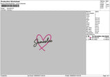 Jamesleetext Embroidery File 6 sizes