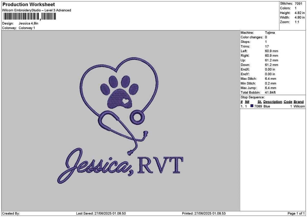 Jessica Raelene Embroidery 2 Files