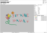 Aimetext 02 Embroidery File 6 sizes