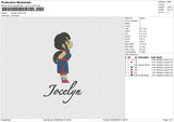 Jocelyn Embroidery File 6 size