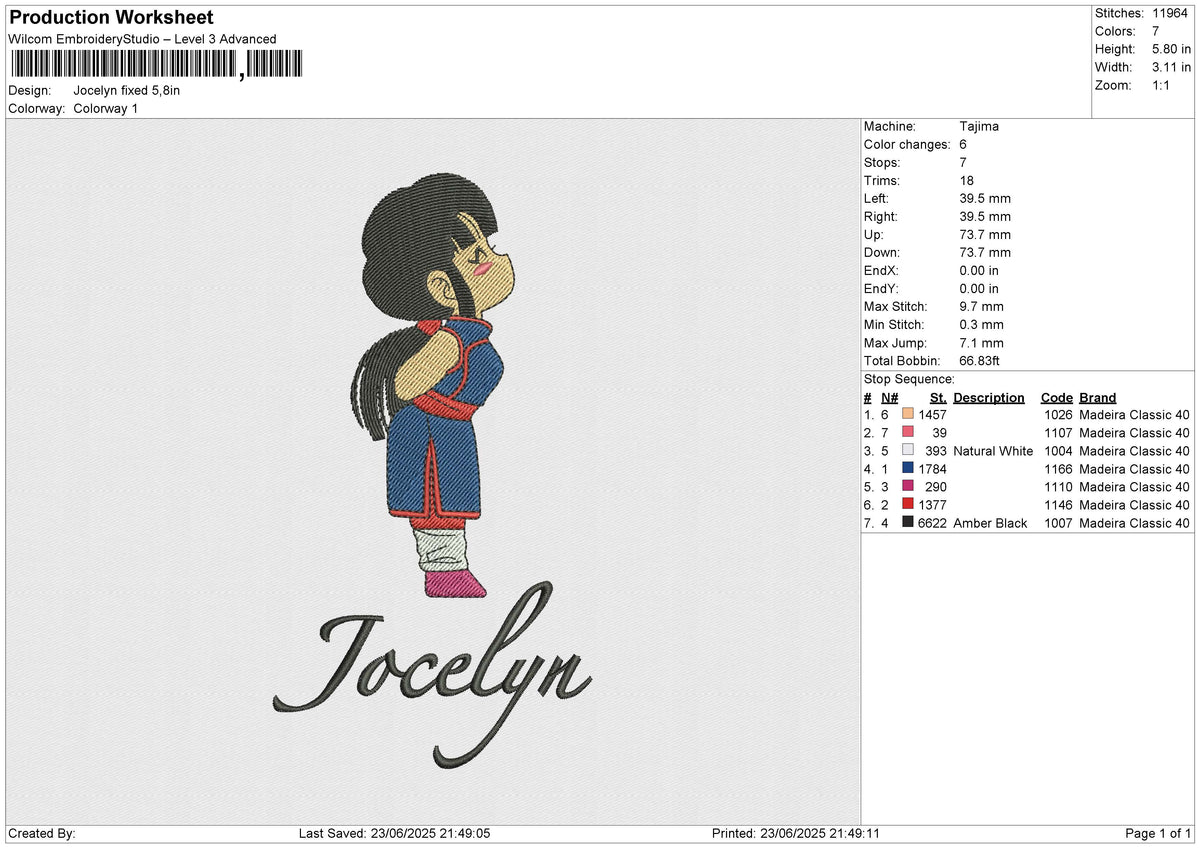 Jocelyn Embroidery File 6 size