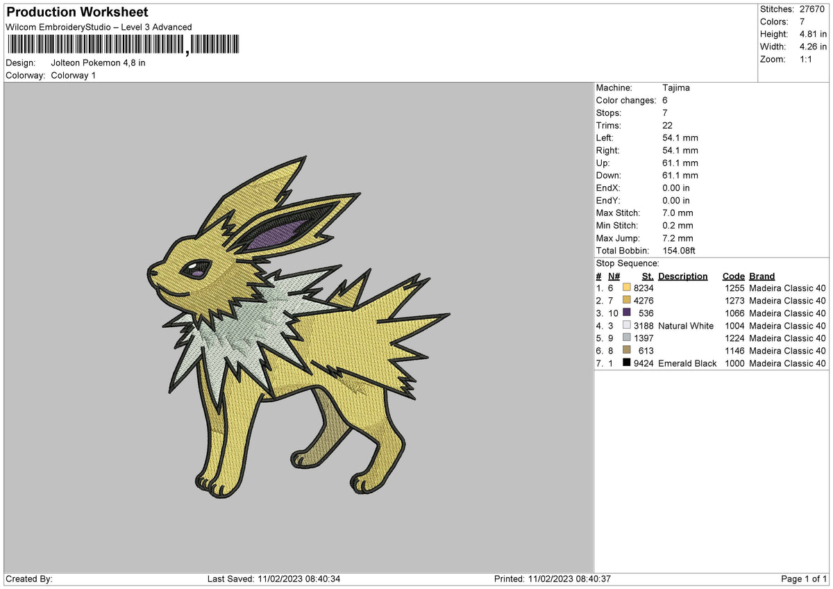 Joltoen P Embroidery File 6 sizes