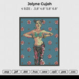 Jolyne Cujoh Embroidery