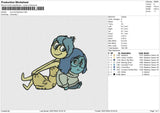Joy and Sadness Embroidery File 6 size