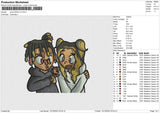 Juice Wrld v3 Embroidery