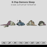K-pop Demons sleep