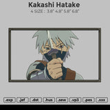 Kakashi Hatake Embroidery