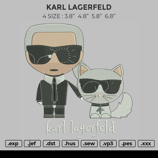Karl Lagerfeld Embroidery