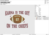 KARMA V2 Embroidery File 6 size