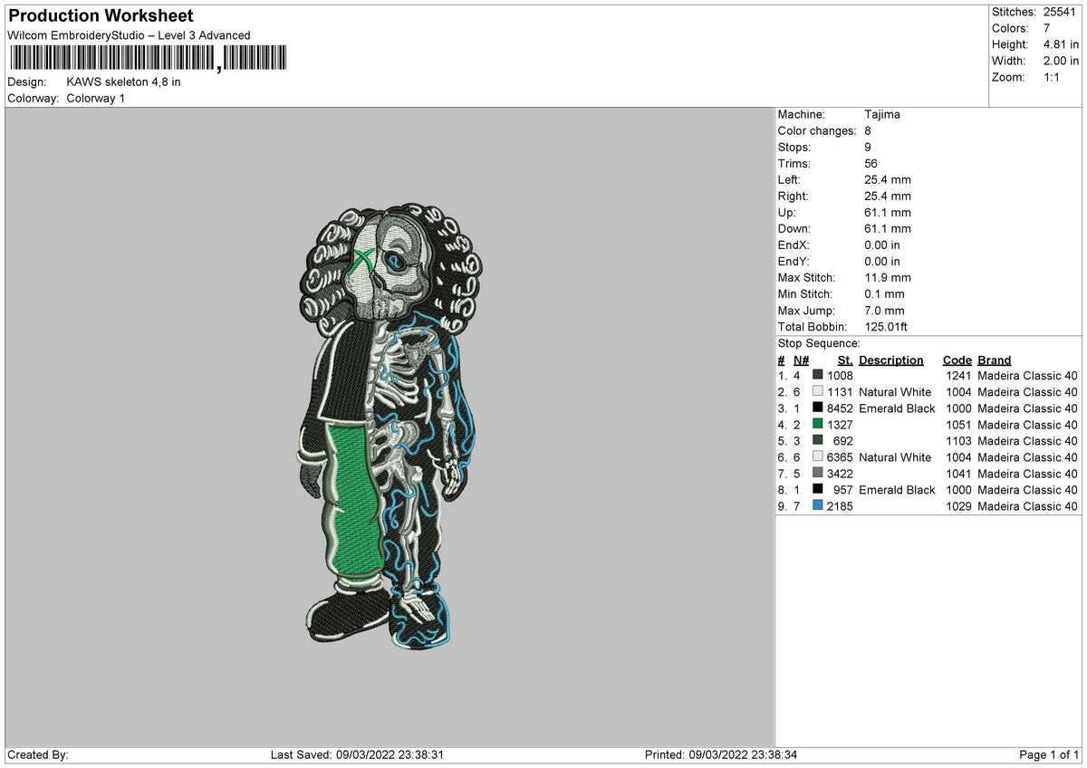 Kaws Skeleton