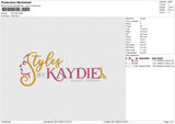 KAYDIE Embroidery File 6 sizes