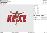 KELCE Embroidery File 6 size