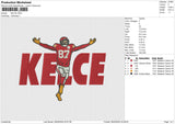 KELCE Embroidery File 6 size