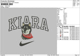 Kiara 1811 Embroidery File 6 sizes