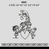 Kids Embroidery File 6 sizes