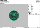 KisslandCirlce Embroidery File 6 sizes