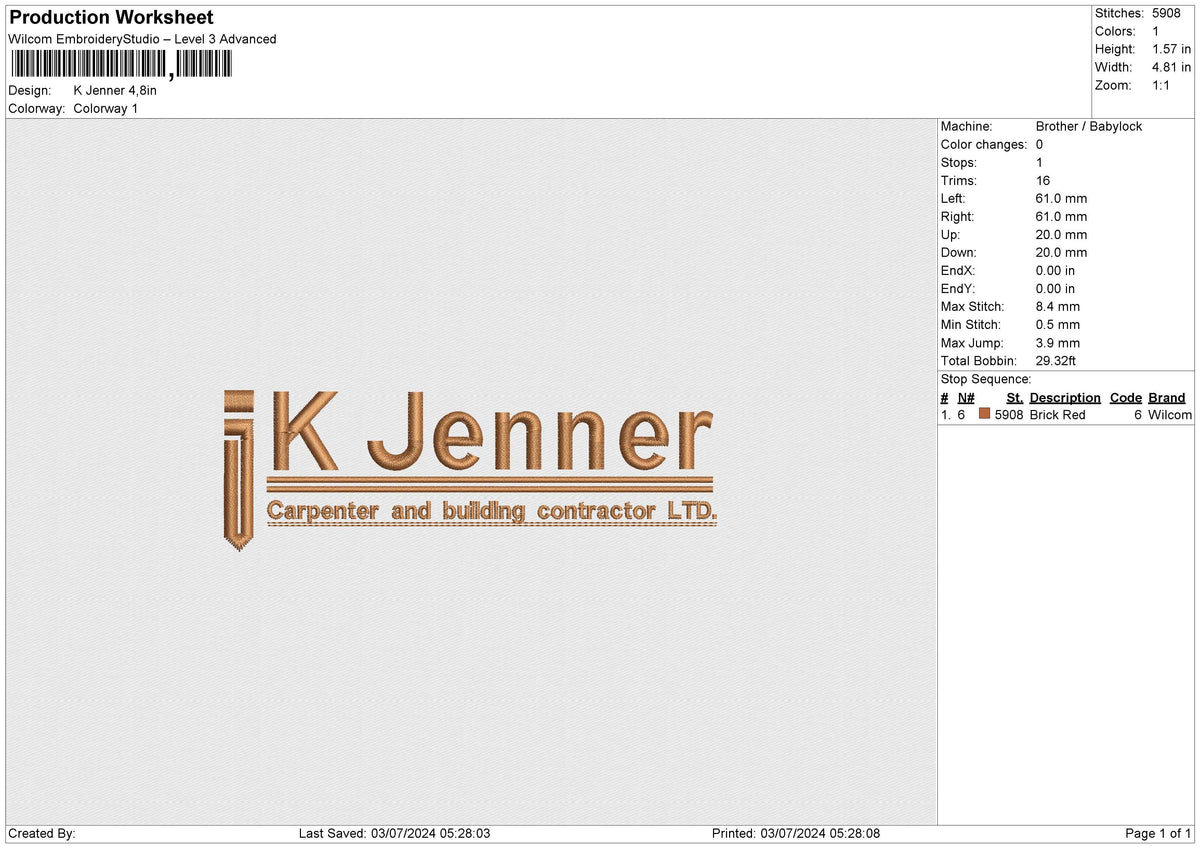 K Jenner Embroidery File 6 size