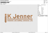 K Jenner Embroidery File 6 size