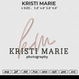 KRISTI MARIE Embroidery