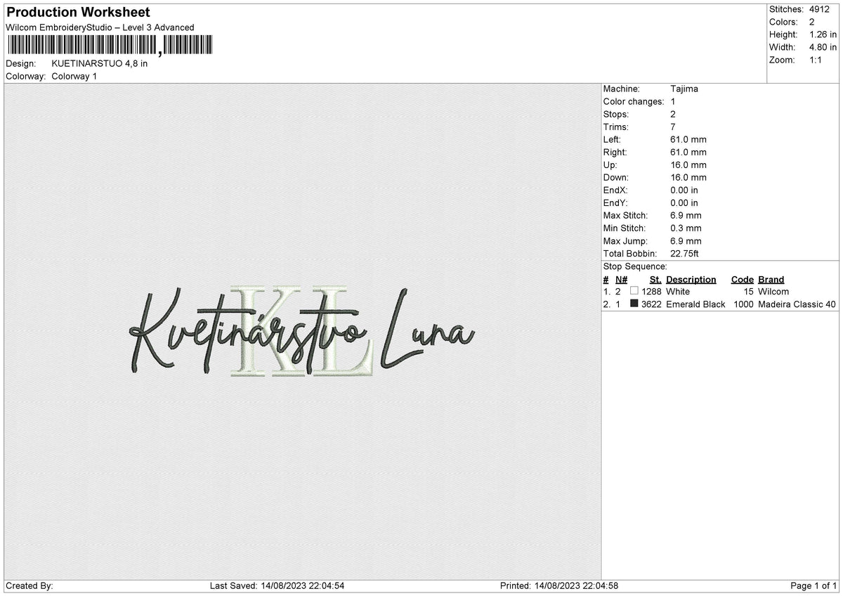 KUETINARSTUO Embroidery File 6 size
