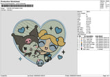 Kuro Bubble Embroidery File 6 sizes