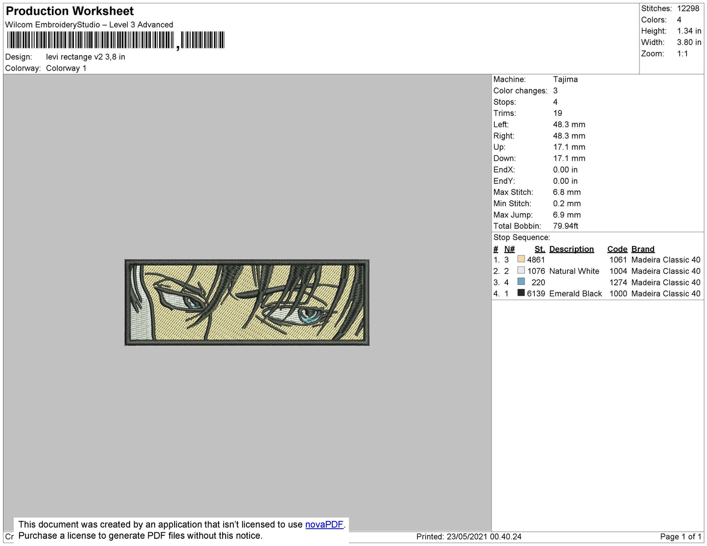 Levi Rectangle V2