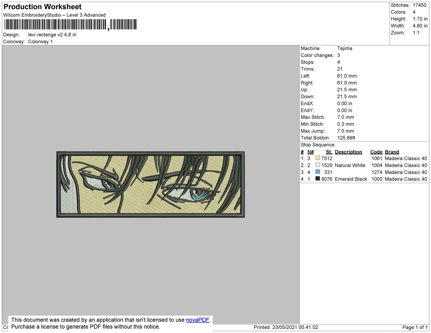 Levi Rectangle V2