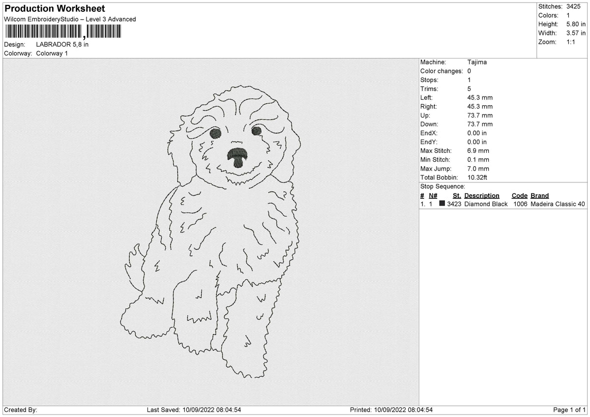LABRADOR Embroidery