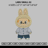 Labu Small 02 Embroidery File 6 sizes