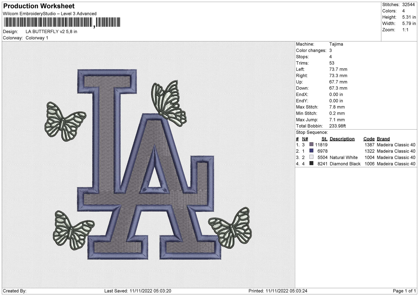 LA Butterfly V2