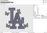 La Butterfly v2 Embroidery