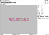 Materialista V5 Embroidery File 6 sizes