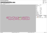 Materialista V5 Embroidery File 6 sizes