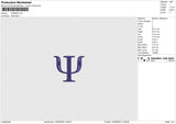 LAMBDA Embroidery File 6 size