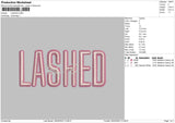 Lashed Embroidery