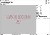 Lashtext App 03 Embroidery File 6 sizes