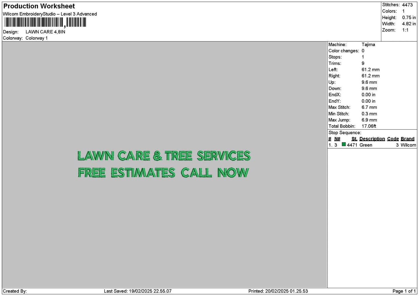 Bnatext Embroidery 4 Files