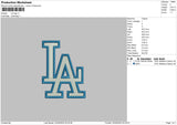 LA Logo Embroidery