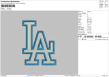 LA Logo Embroidery