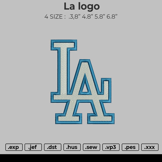 LA Logo Embroidery