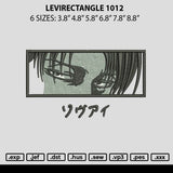 Levi Rectangle1012 Embroidery File 6 sizes