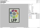 LFP Embroidery File 6 size