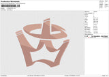LIONHEART Embroidery File 6 size
